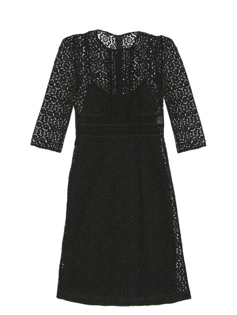 burberry prorsum black lace dress|burberry store online.